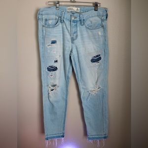 Abercrombie & Fitch Straight leg Boyfriend Jeans
